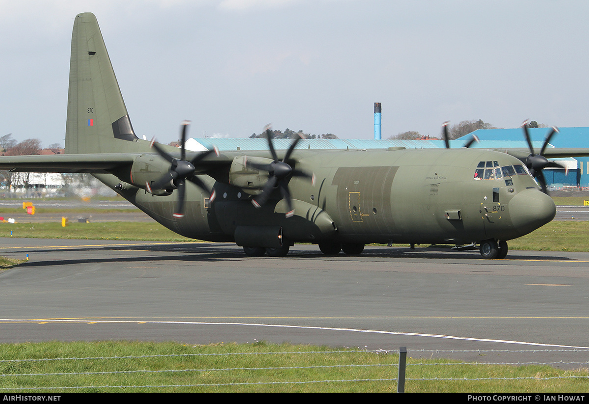 Aircraft Photo of ZH870 | Lockheed Martin C-130J-30 Hercules C4 | UK - Air Force | AirHistory.net #270224