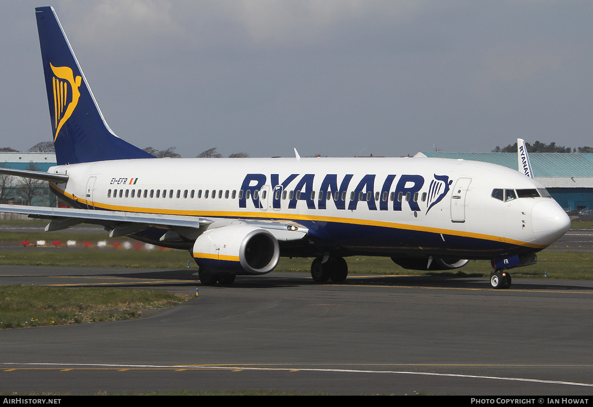 Aircraft Photo of EI-EFR | Boeing 737-8AS | Ryanair | AirHistory.net #270228