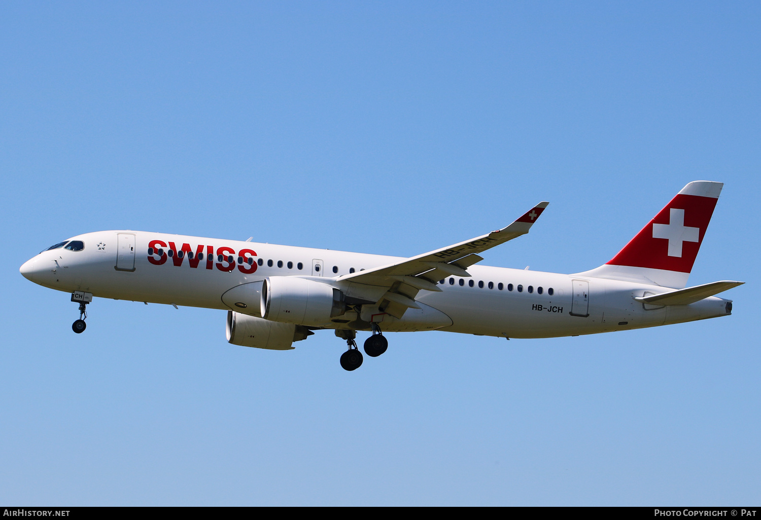 Aircraft Photo of HB-JCH | Bombardier CSeries CS300 (BD-500-1A11) | Swiss International Air Lines | AirHistory.net #270267