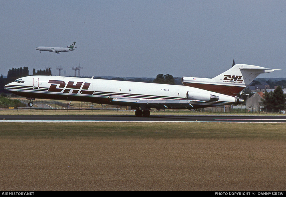 Aircraft Photo of N74318 | Boeing 727-231(F) | DHL Worldwide Express | AirHistory.net #270339