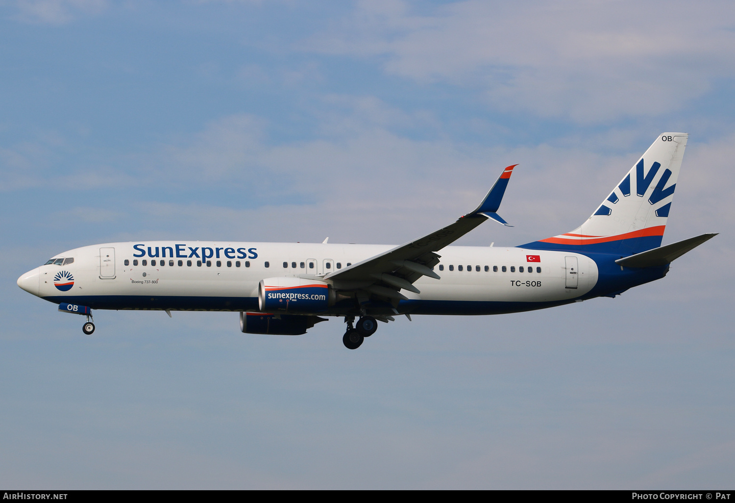 Aircraft Photo of TC-SOB | Boeing 737-8HC | SunExpress | AirHistory.net #270349