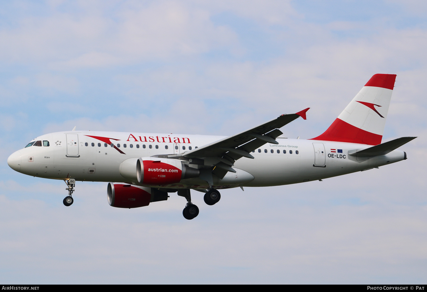 Aircraft Photo of OE-LDC | Airbus A319-112 | Austrian Airlines | AirHistory.net #270357