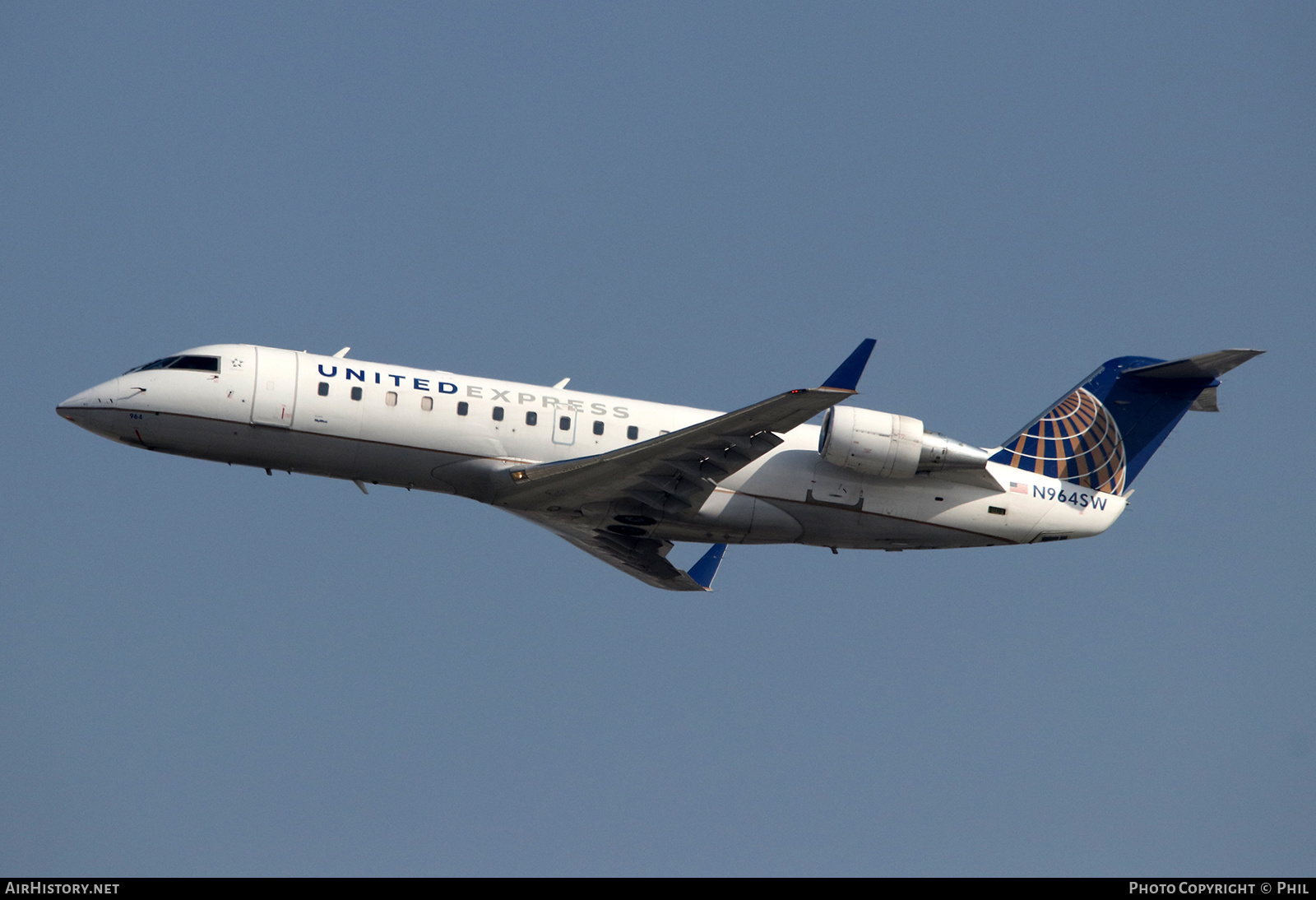 Aircraft Photo of N964SW | Bombardier CRJ-200LR (CL-600-2B19) | United Express | AirHistory.net #270362