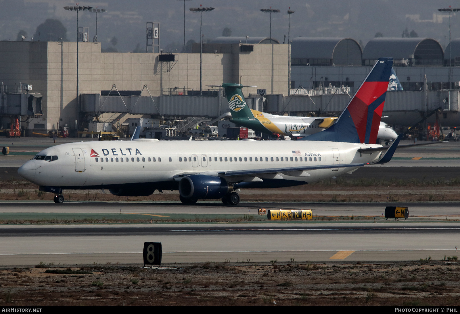 Aircraft Photo of N399DA | Boeing 737-832 | Delta Air Lines | AirHistory.net #270366