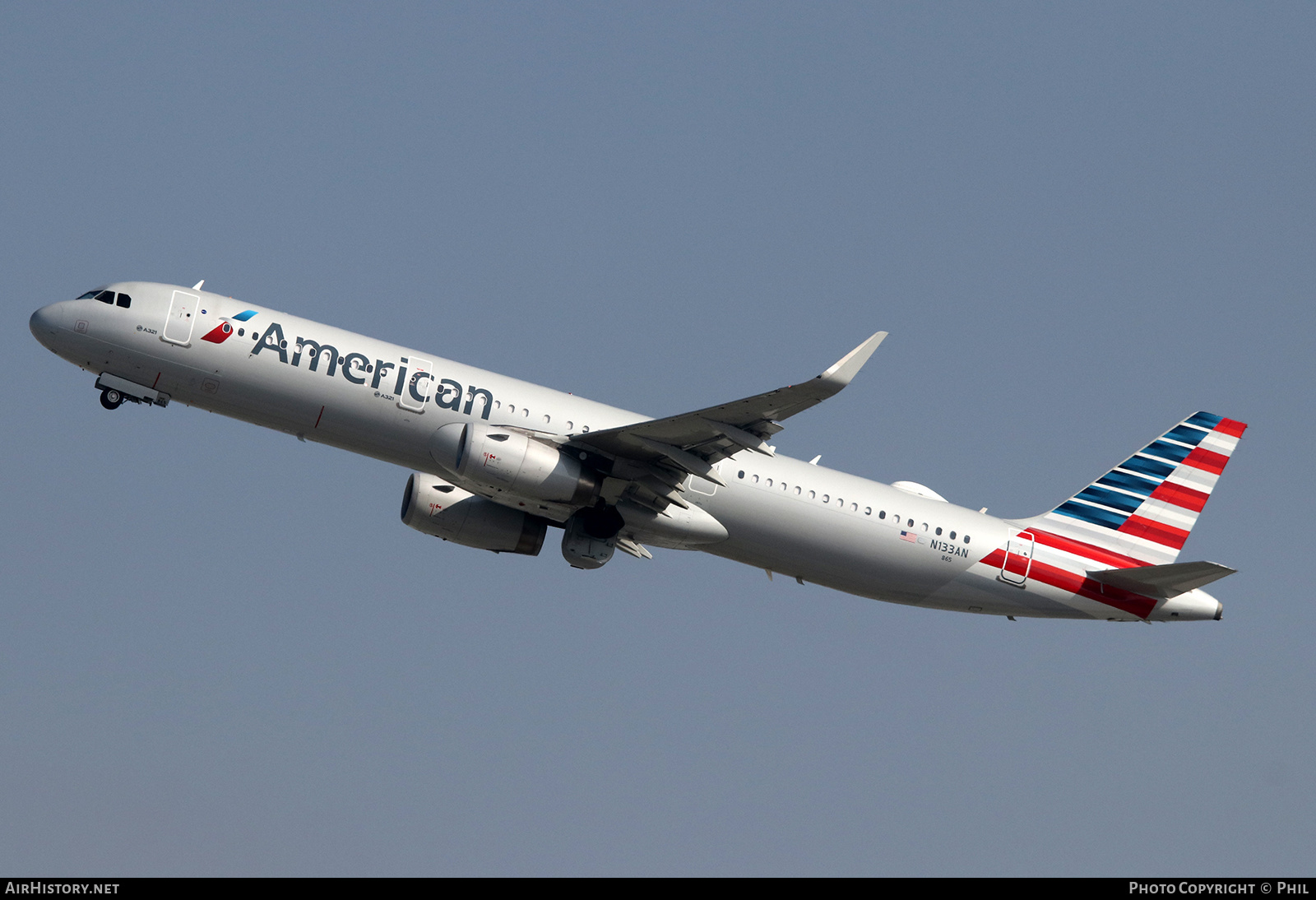 Aircraft Photo of N133AN | Airbus A321-231 | American Airlines | AirHistory.net #270367