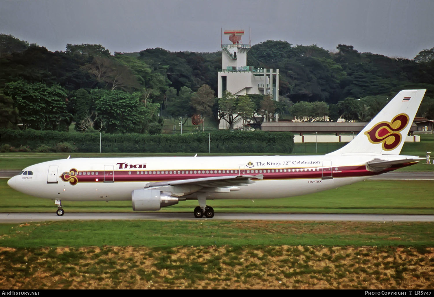 Aircraft Photo of HS-TAX | Airbus A300B4-622R | Thai Airways International | AirHistory.net #270369