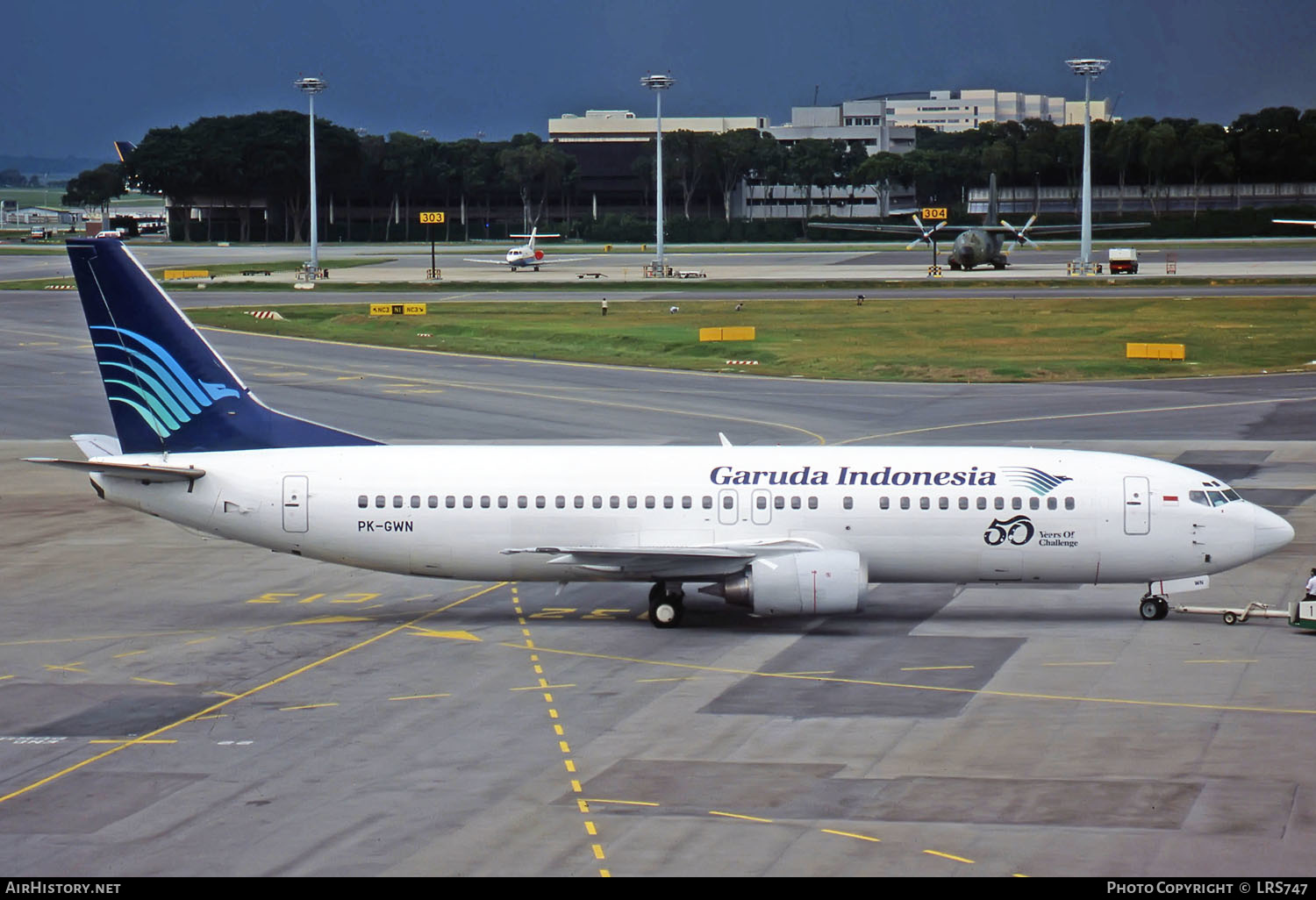 Aircraft Photo of PK-GWN | Boeing 737-4U3 | Garuda Indonesia | AirHistory.net #270382