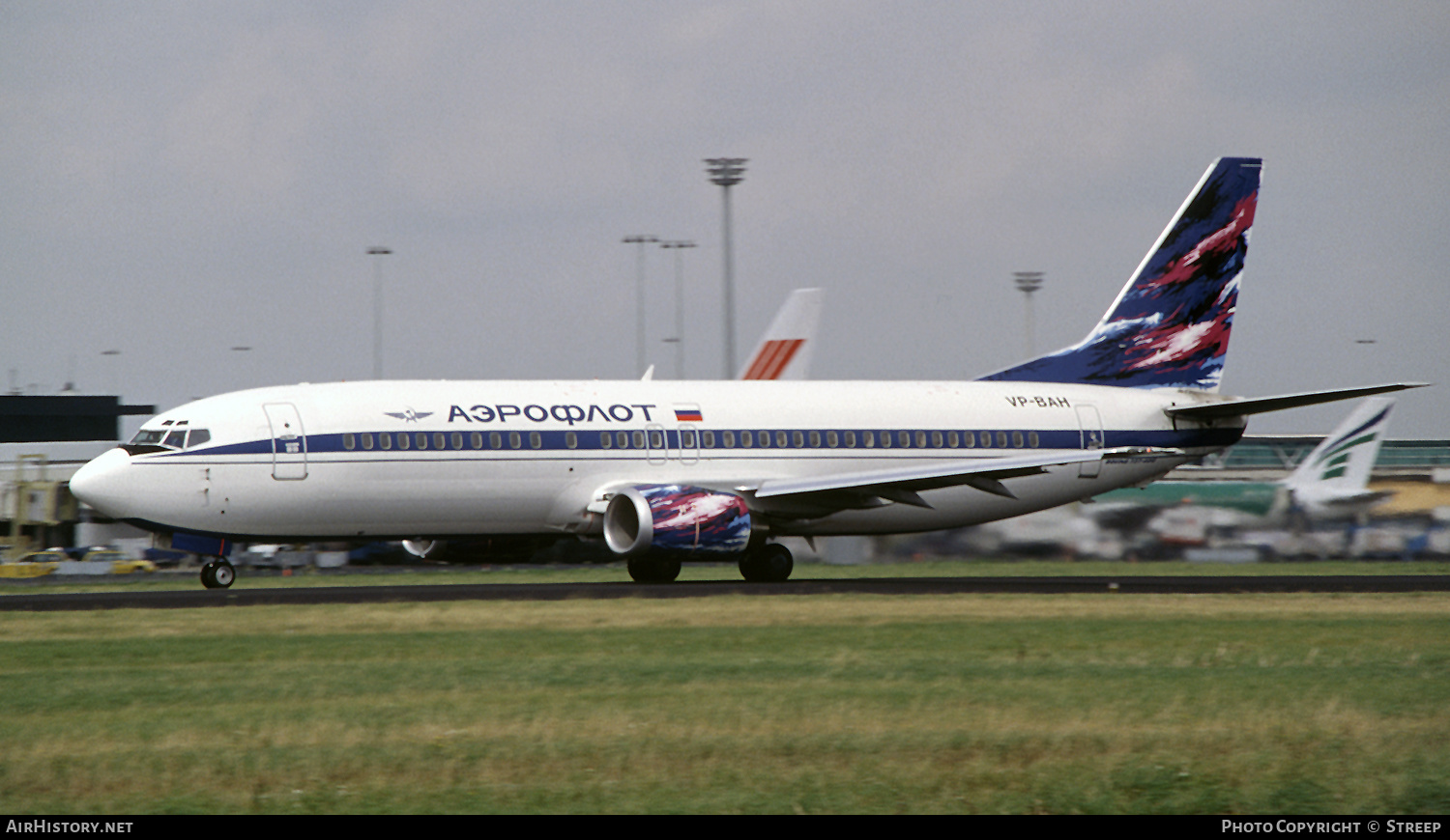 Aircraft Photo of VP-BAH | Boeing 737-4M0 | Aeroflot | AirHistory.net #270411