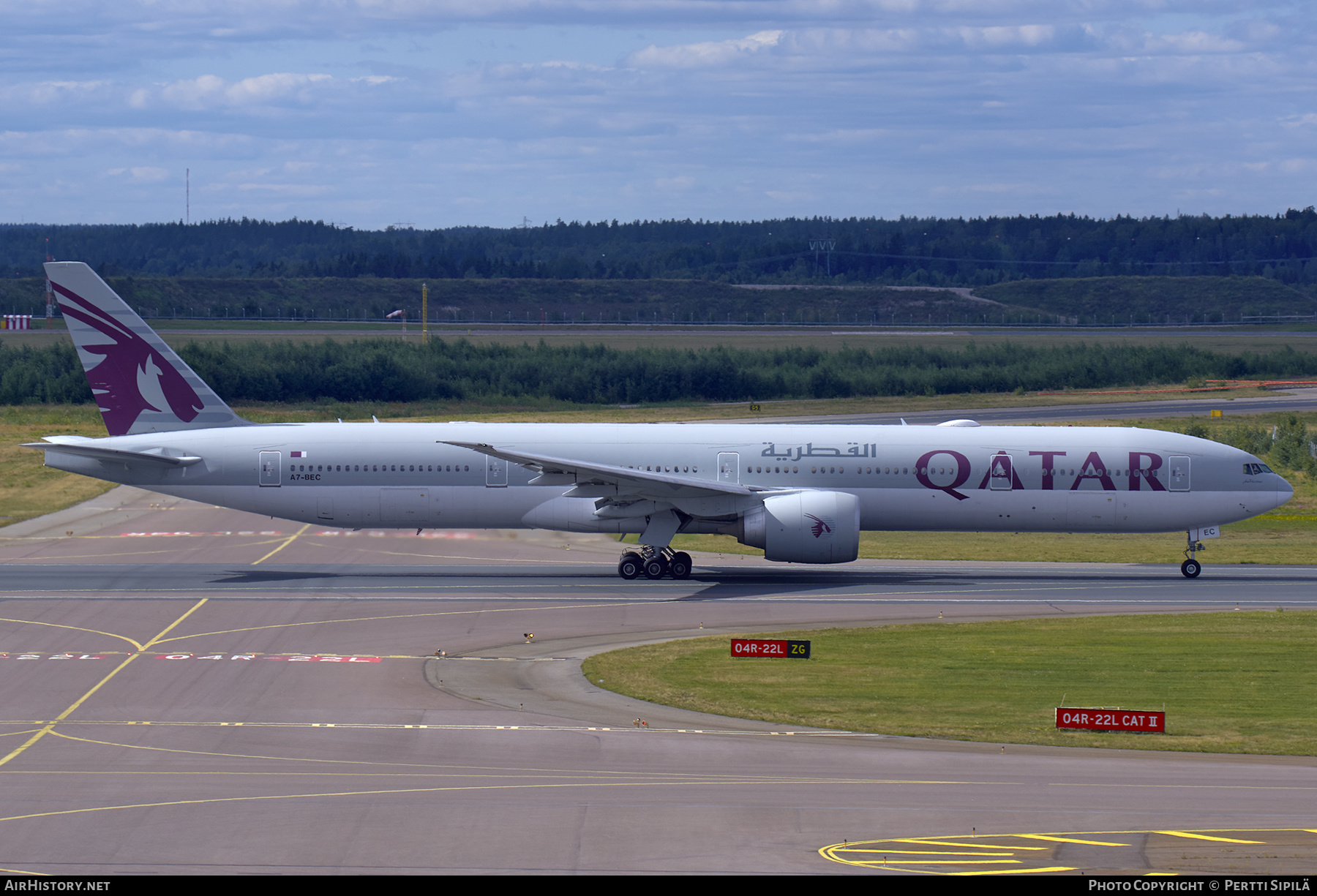 Aircraft Photo of A7-BEC | Boeing 777-3DZ/ER | Qatar Airways | AirHistory.net #270437