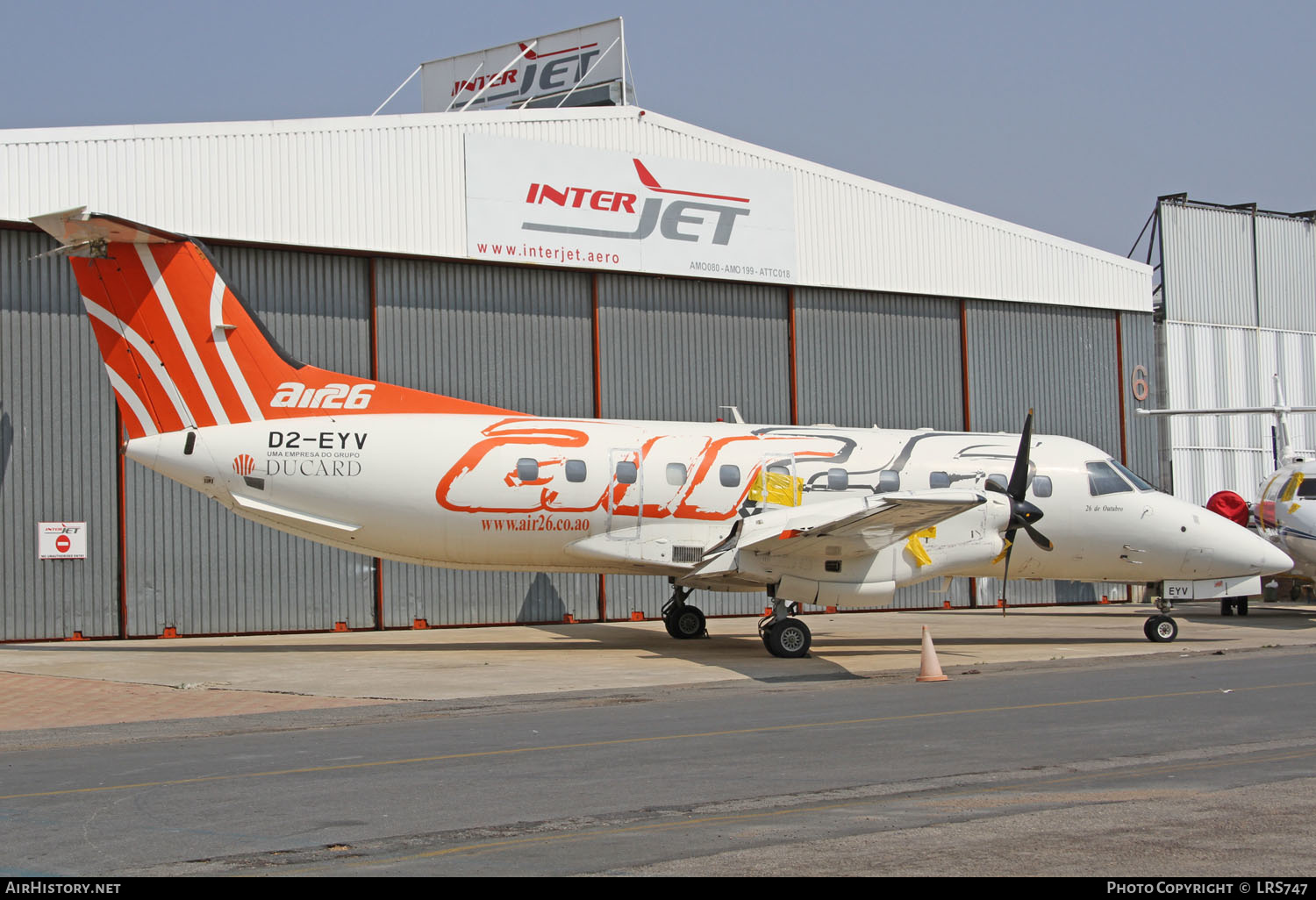 Aircraft Photo of D2-EYV | Embraer EMB-120RT Brasilia | Air26 Linhas Aéreas | AirHistory.net #270457