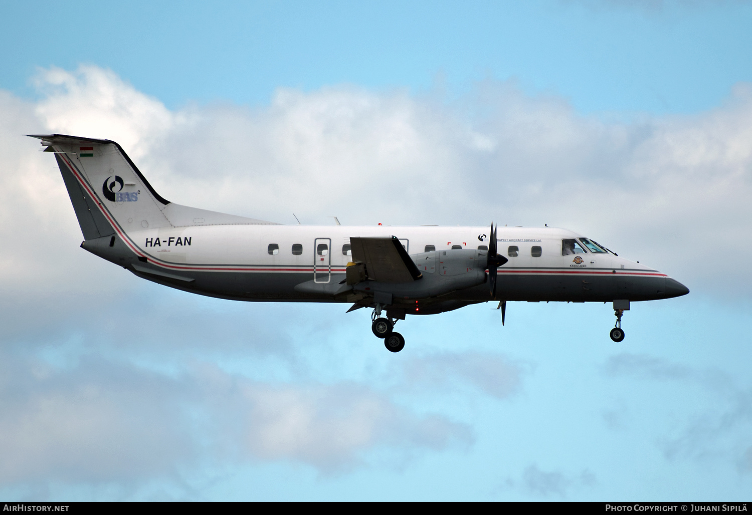 Aircraft Photo of HA-FAN | Embraer EMB-120ER Brasilia | BAS - Budapest Aircraft Service | AirHistory.net #270461