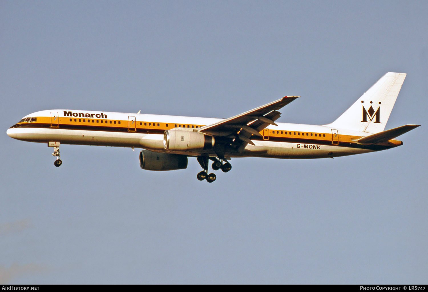 Aircraft Photo of G-MONK | Boeing 757-2T7 | Monarch Airlines | AirHistory.net #270474