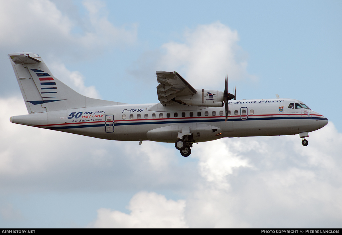 Aircraft Photo of F-OFSP | ATR ATR-42-500 | Air Saint-Pierre | AirHistory.net #270480