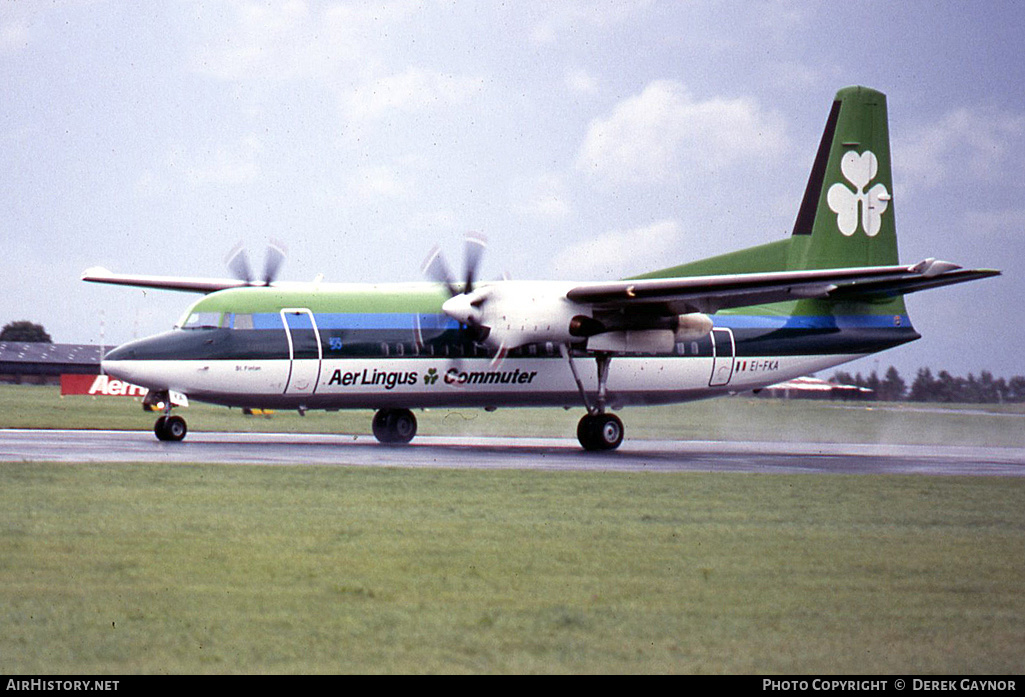 Aircraft Photo of EI-FKA | Fokker 50 | Aer Lingus Commuter | AirHistory.net #270492