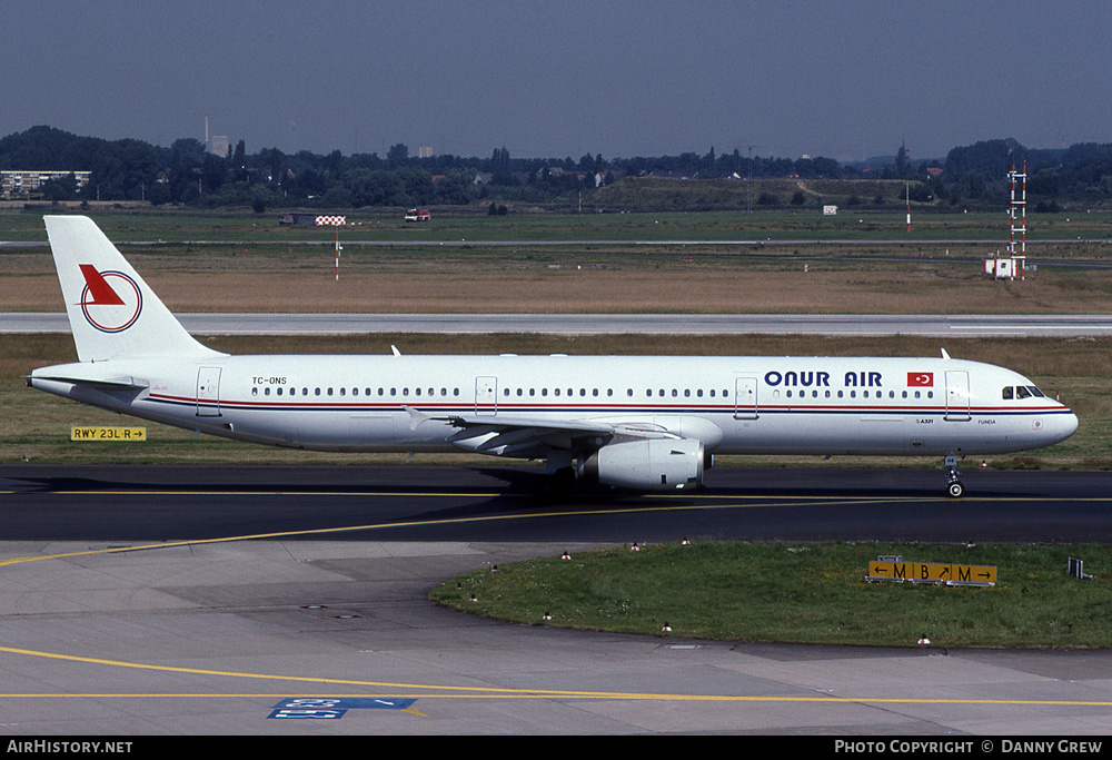 Aircraft Photo of TC-ONS | Airbus A321-131 | Onur Air | AirHistory.net #270507