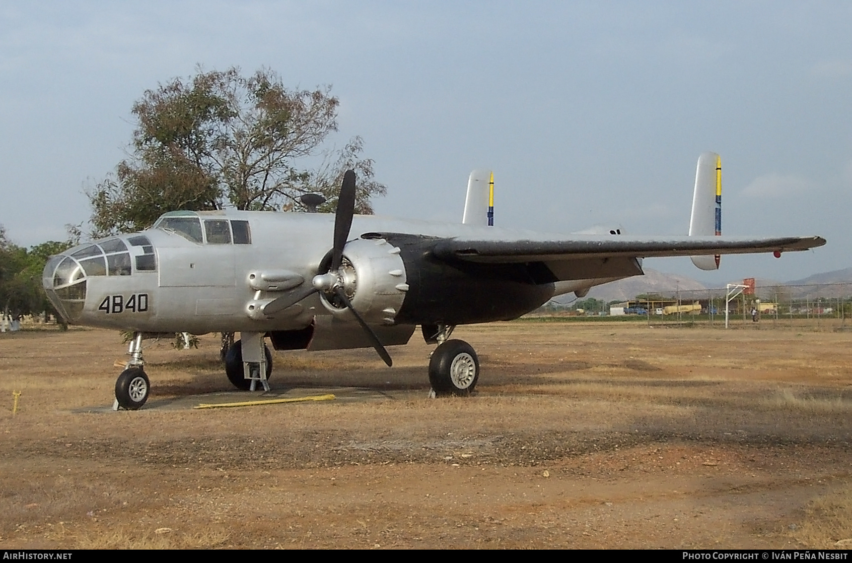 Aircraft Photo of 4B40 | North American B-25J Mitchell | Venezuela - Air Force | AirHistory.net #270524