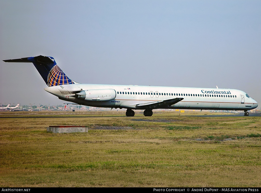 Aircraft Photo of N819NY | McDonnell Douglas MD-82 (DC-9-82) | Continental Airlines | AirHistory.net #270525