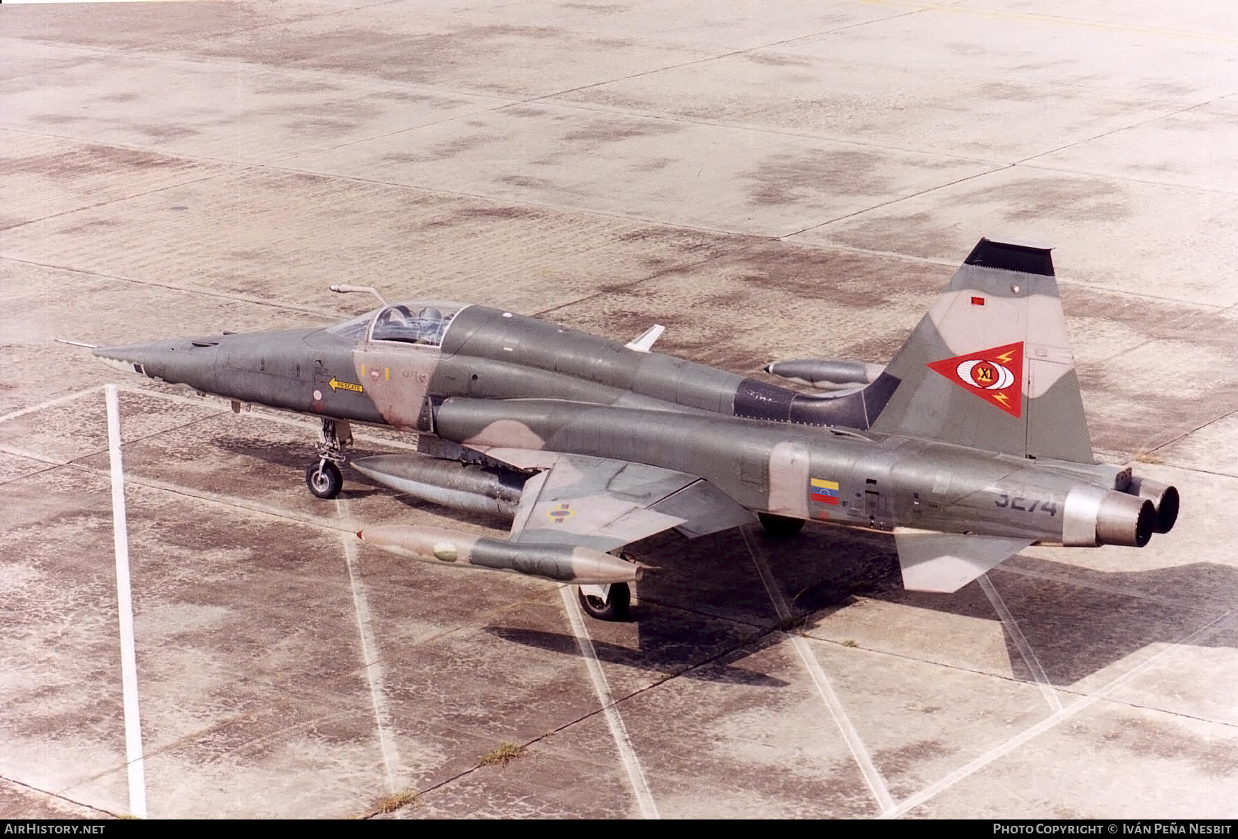 Aircraft Photo of 3274 | Canadair VF-5A | Venezuela - Air Force | AirHistory.net #270533