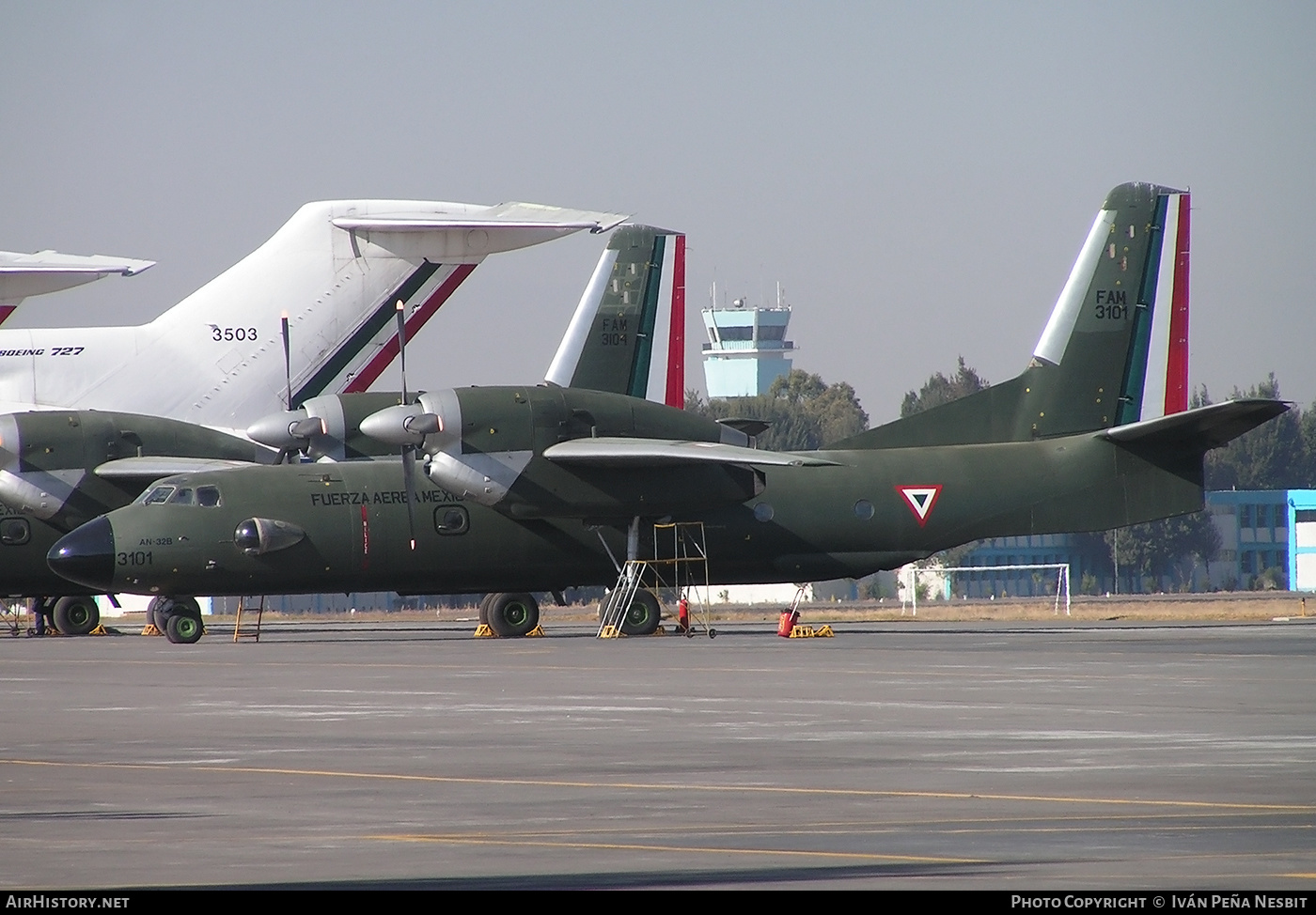 Aircraft Photo of 3101 | Antonov An-32B | Mexico - Air Force | AirHistory.net #270554