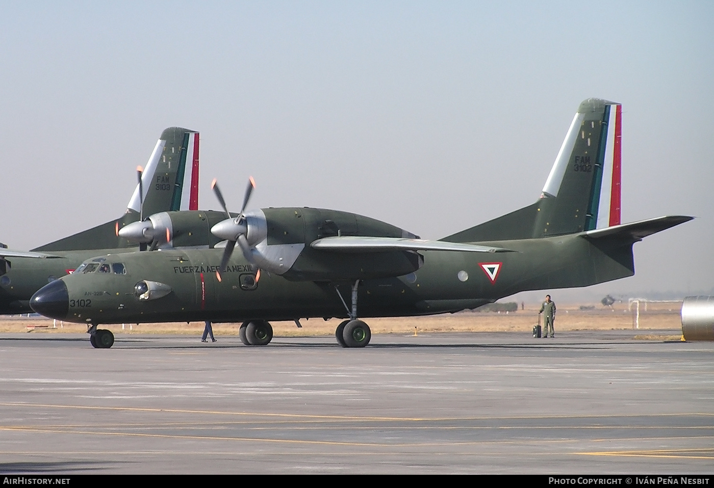 Aircraft Photo of 3102 | Antonov An-32B | Mexico - Air Force | AirHistory.net #270558