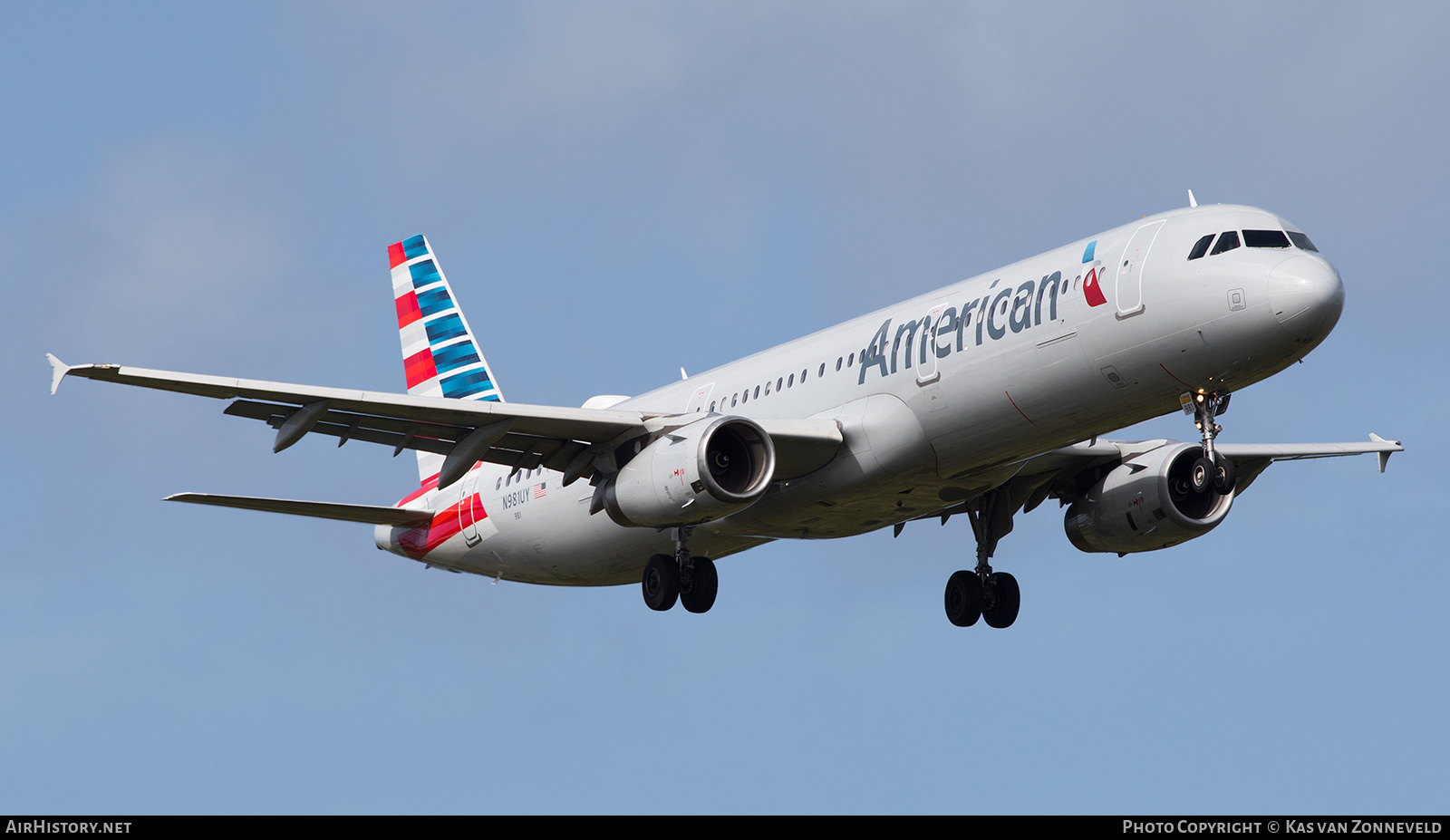 Aircraft Photo of N981UY | Airbus A321-231 | American Airlines | AirHistory.net #270581