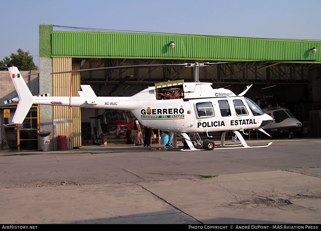 Aircraft Photo of XC-RUC | Bell 206B-3 JetRanger III | Policía Estatal | AirHistory.net #270588