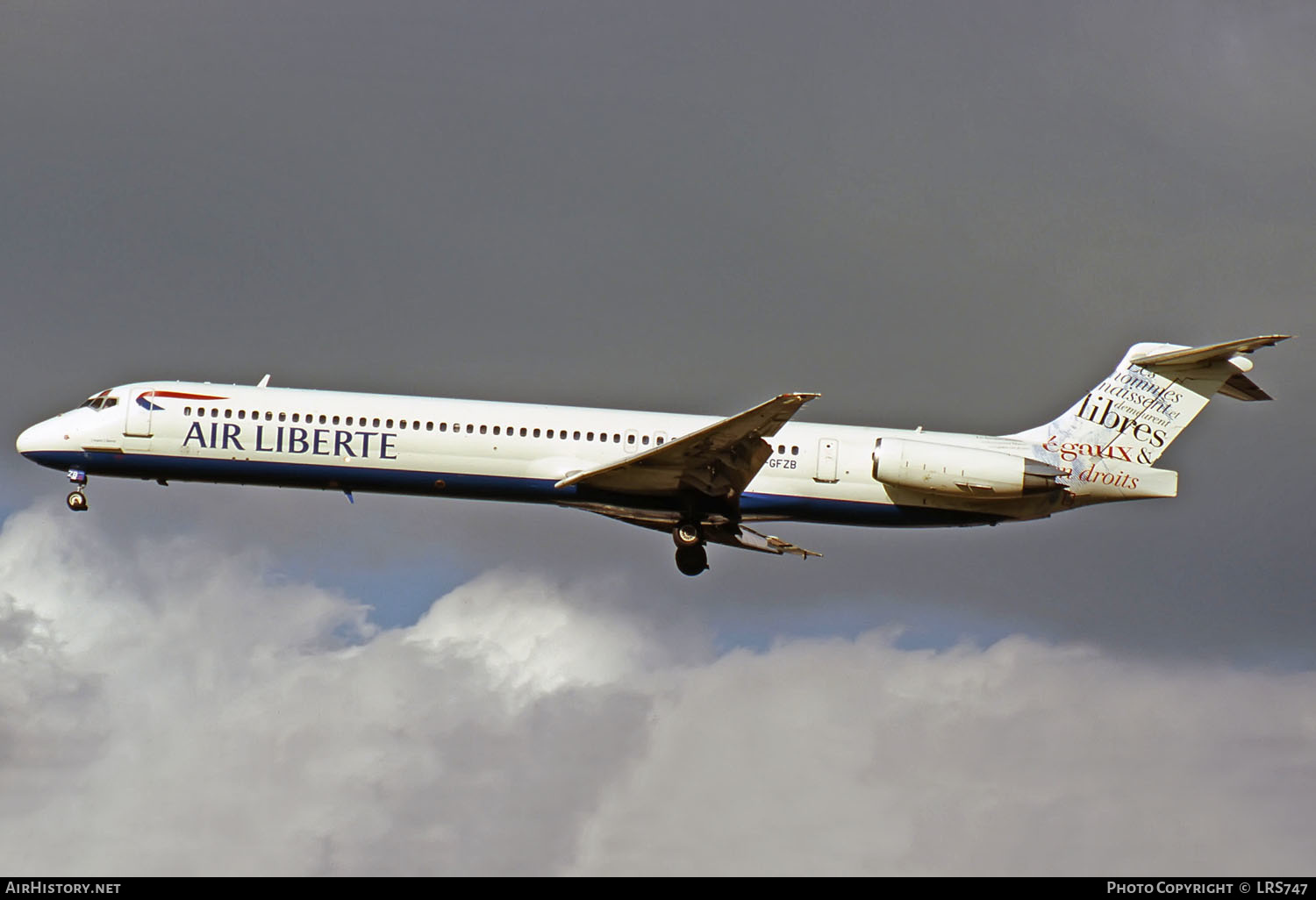 Aircraft Photo of F-GFZB | McDonnell Douglas MD-83 (DC-9-83) | Air Liberté | AirHistory.net #270624