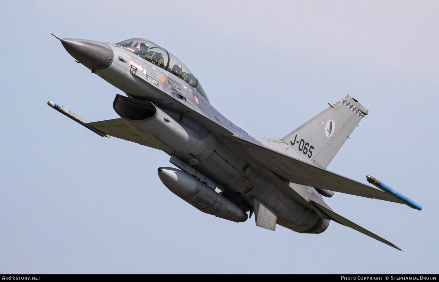 Aircraft Photo of J-065 | General Dynamics F-16BM Fighting Falcon | Netherlands - Air Force | AirHistory.net #270628