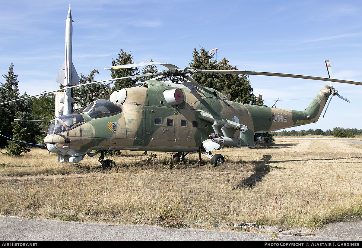 Aircraft Photo of 0142 | Mil Mi-24D | Czechia - Air Force | AirHistory.net #270641