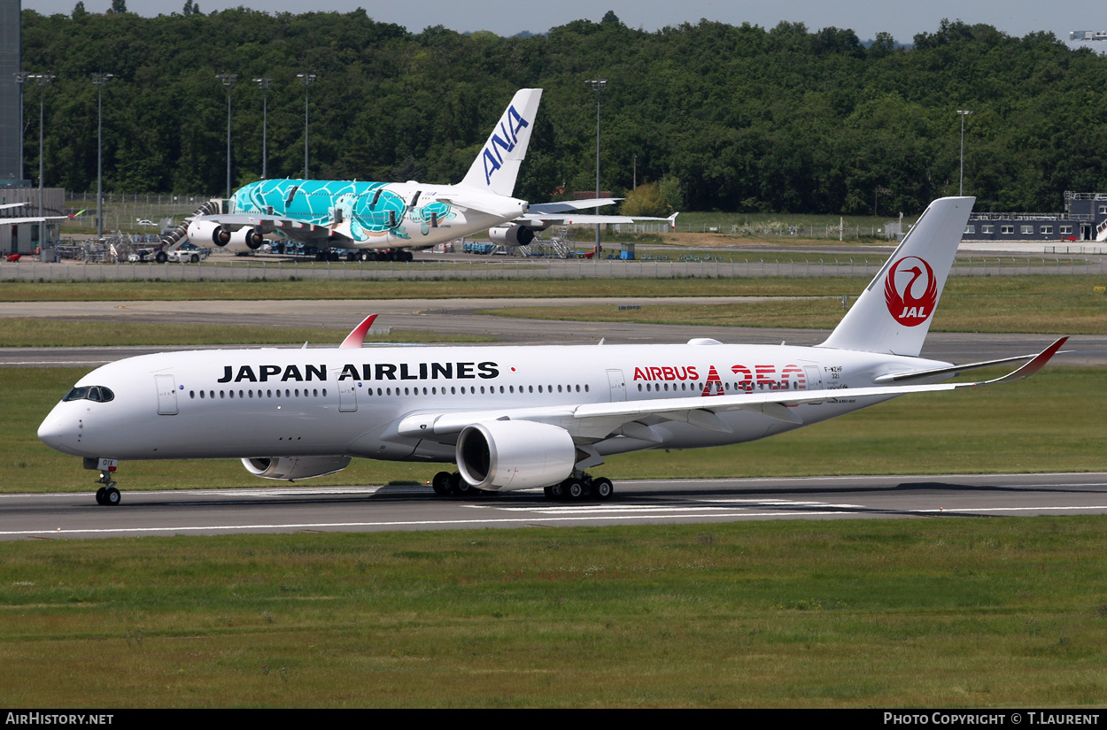 Aircraft Photo of F-WZHF | Airbus A350-941 | Japan Airlines - JAL | AirHistory.net #270654