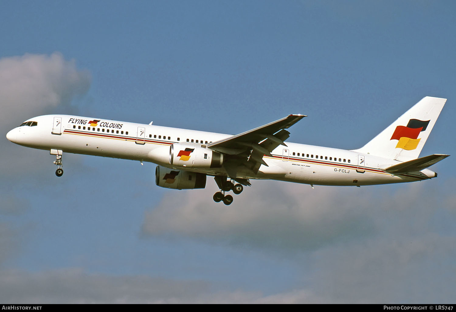 Aircraft Photo of G-FCLJ | Boeing 757-2Y0 | Flying Colours Airlines | AirHistory.net #270684