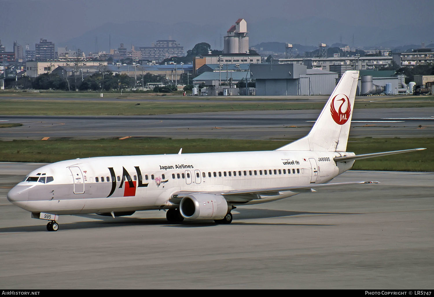 Aircraft Photo of JA8995 | Boeing 737-446 | Japan Airlines - JAL | AirHistory.net #270701
