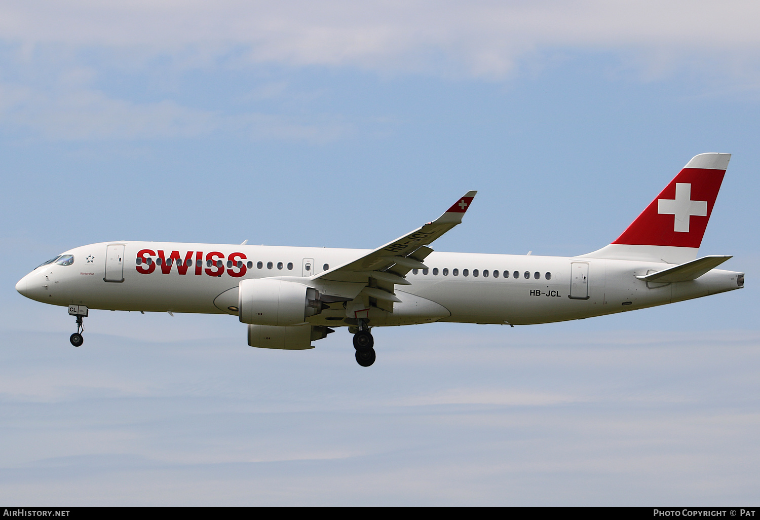 Aircraft Photo of HB-JCL | Bombardier CSeries CS300 (BD-500-1A11) | Swiss International Air Lines | AirHistory.net #270706