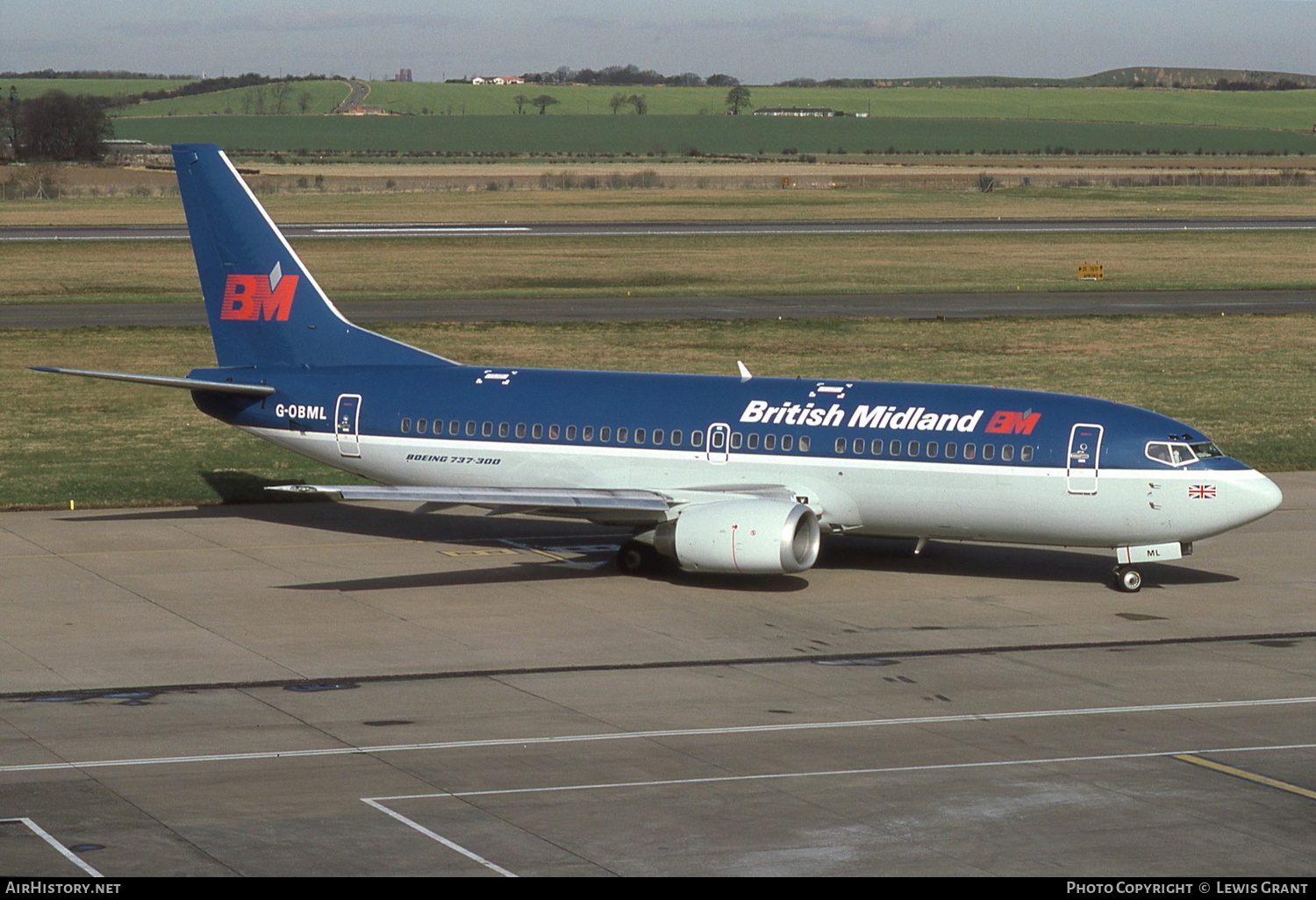 Aircraft Photo of G-OBML | Boeing 737-3Q8 | British Midland Airways - BMA | AirHistory.net #270731