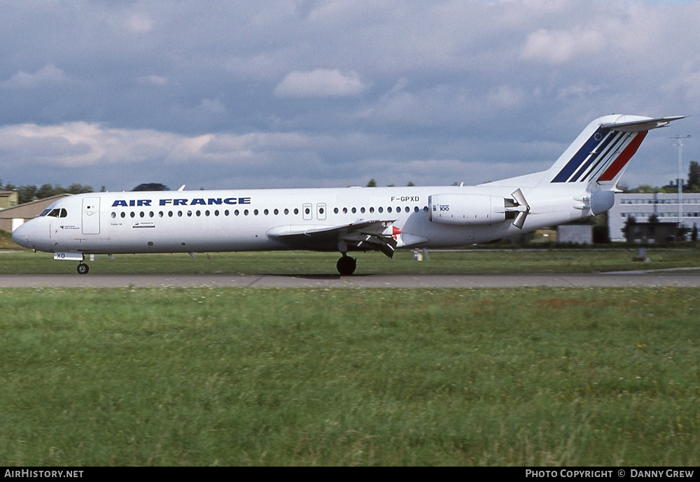 Aircraft Photo of F-GPXD | Fokker 100 (F28-0100) | Air France | AirHistory.net #270765