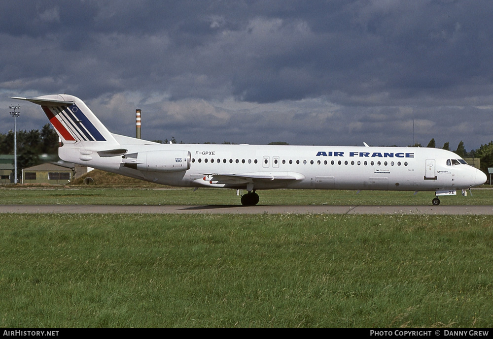 Aircraft Photo of F-GPXE | Fokker 100 (F28-0100) | Air France | AirHistory.net #270777