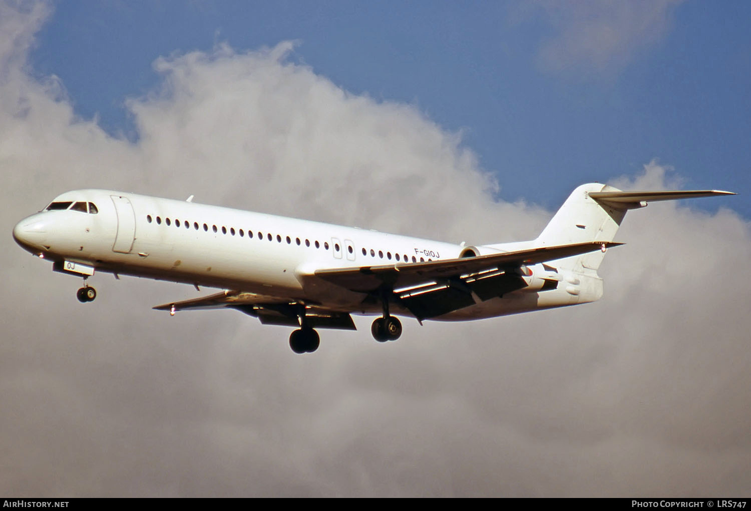 Aircraft Photo of F-GIOJ | Fokker 100 (F28-0100) | Air Liberté | AirHistory.net #270779
