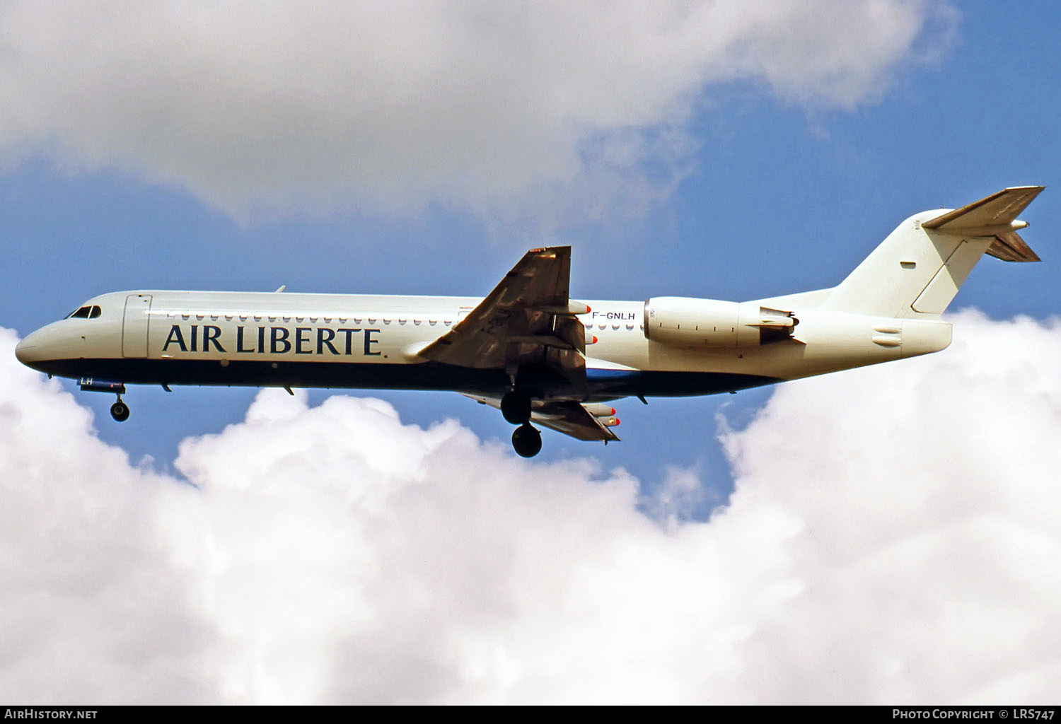 Aircraft Photo of F-GNLH | Fokker 100 (F28-0100) | Air Liberté | AirHistory.net #270782