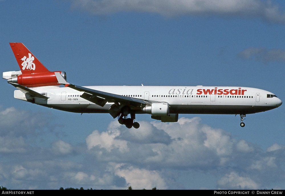 Aircraft Photo of HB-IWN | McDonnell Douglas MD-11 | Swissair Asia | AirHistory.net #270797