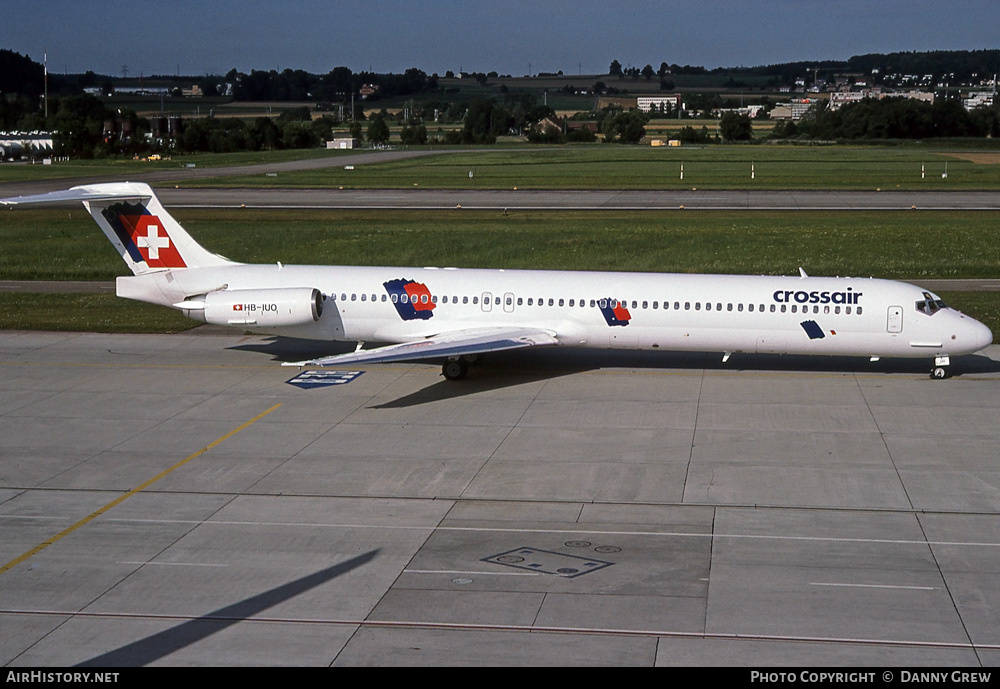 Aircraft Photo of HB-IUO | McDonnell Douglas MD-83 (DC-9-83) | Crossair | AirHistory.net #270808