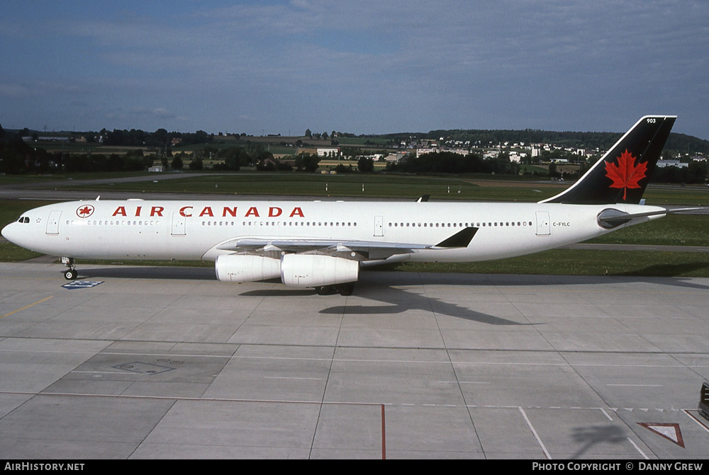 Aircraft Photo of C-FYLC | Airbus A340-313X | Air Canada | AirHistory.net #270809
