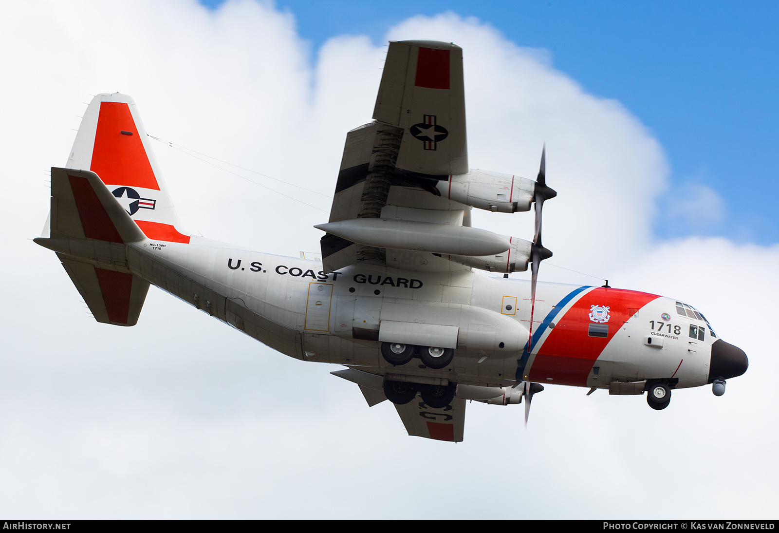 Aircraft Photo of 1718 | Lockheed HC-130H Hercules (L-382) | USA - Coast Guard | AirHistory.net #270824