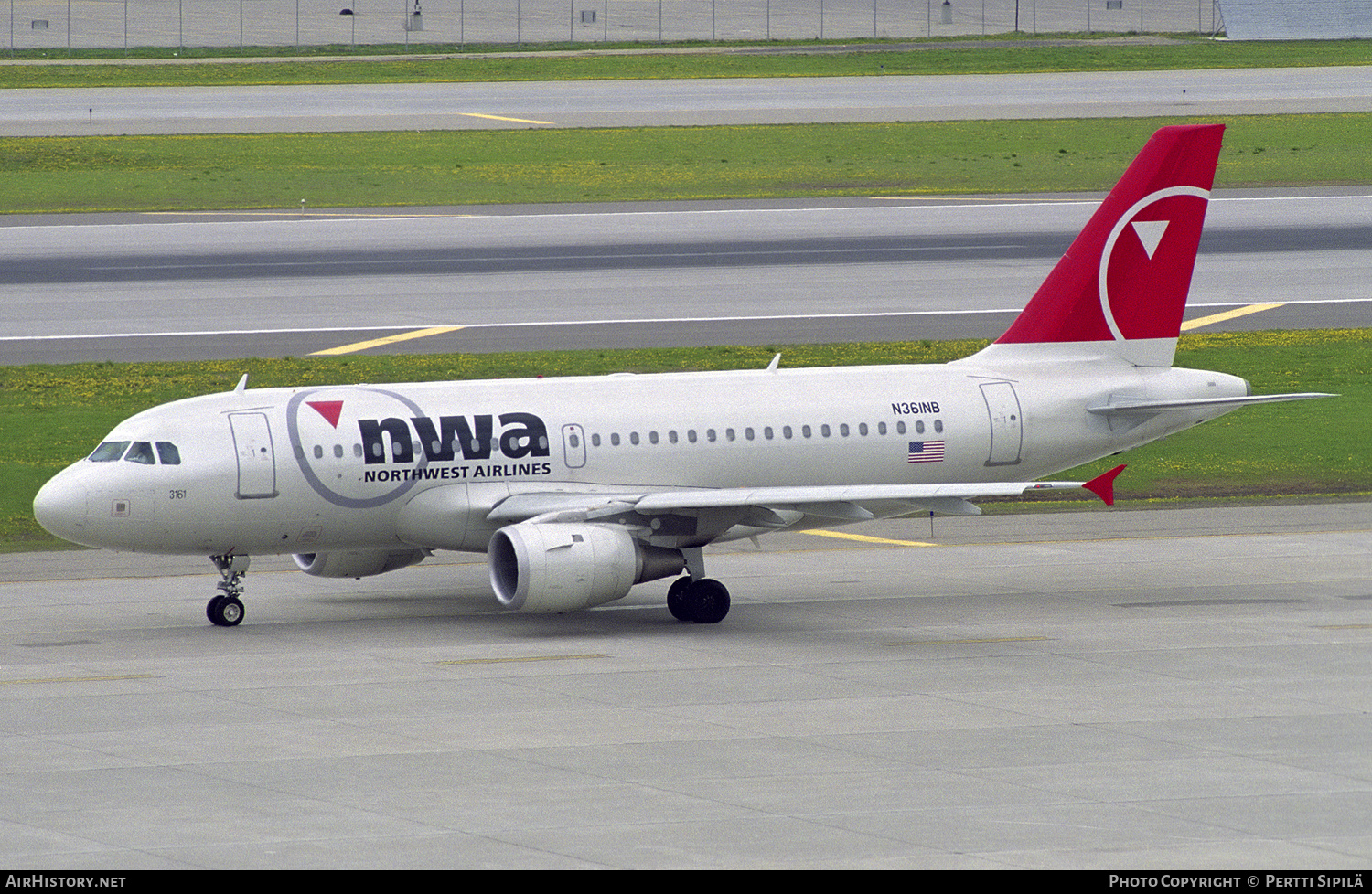 Aircraft Photo of N361NB | Airbus A319-114 | Northwest Airlines | AirHistory.net #270885