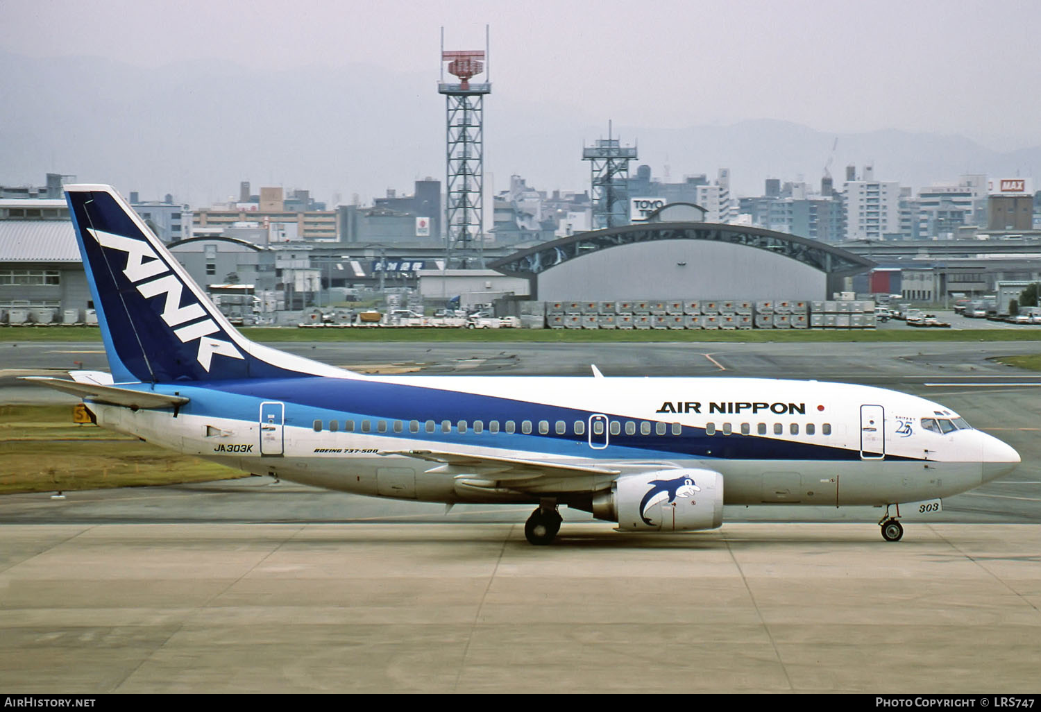 Aircraft Photo of JA303K | Boeing 737-54K | Air Nippon - ANK | AirHistory.net #270899