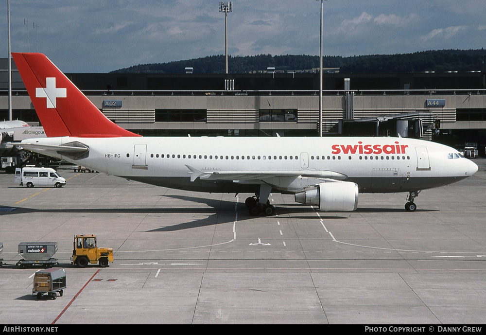 Aircraft Photo of HB-IPG | Airbus A310-322 | Swissair | AirHistory.net #270913