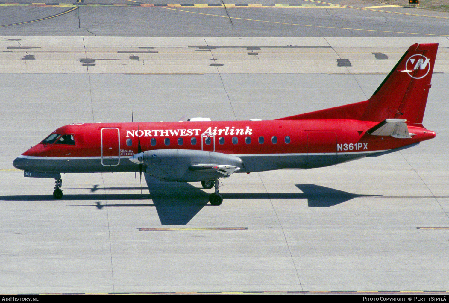 Aircraft Photo of N361PX | Saab 340B | Northwest Airlink | AirHistory.net #270918