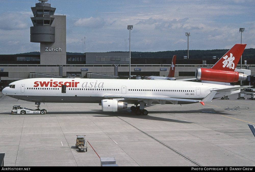 Aircraft Photo of HB-IWG | McDonnell Douglas MD-11 | Swissair Asia | AirHistory.net #270920