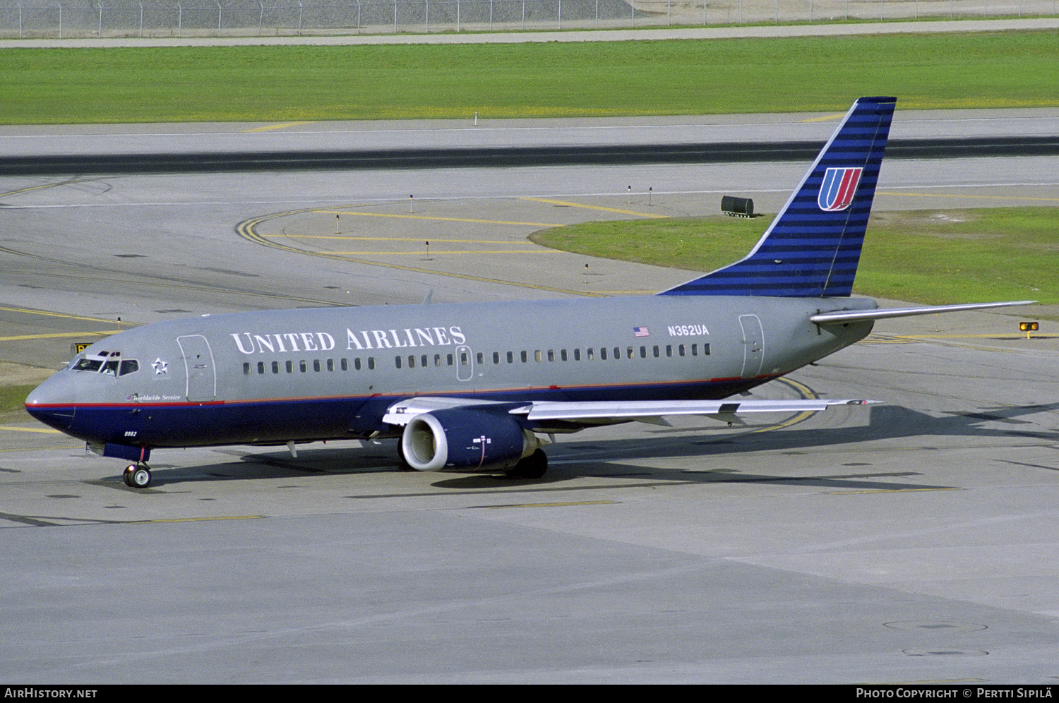 Aircraft Photo of N362UA | Boeing 737-322 | United Airlines | AirHistory.net #270922