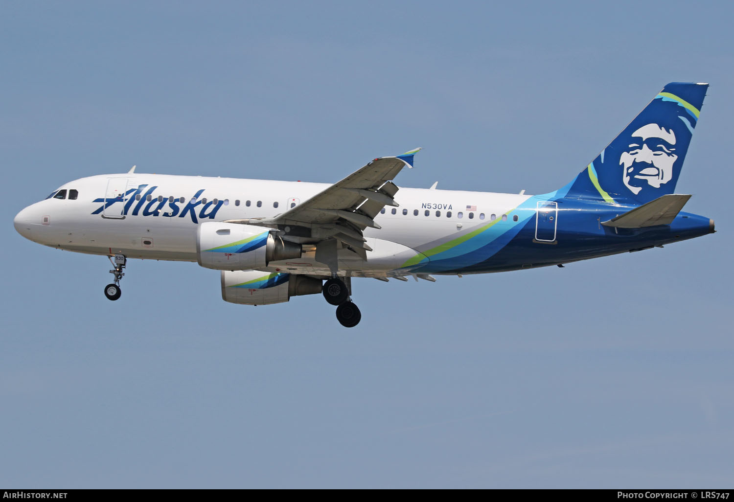 Aircraft Photo of N530VA | Airbus A319-112 | Alaska Airlines | AirHistory.net #270934