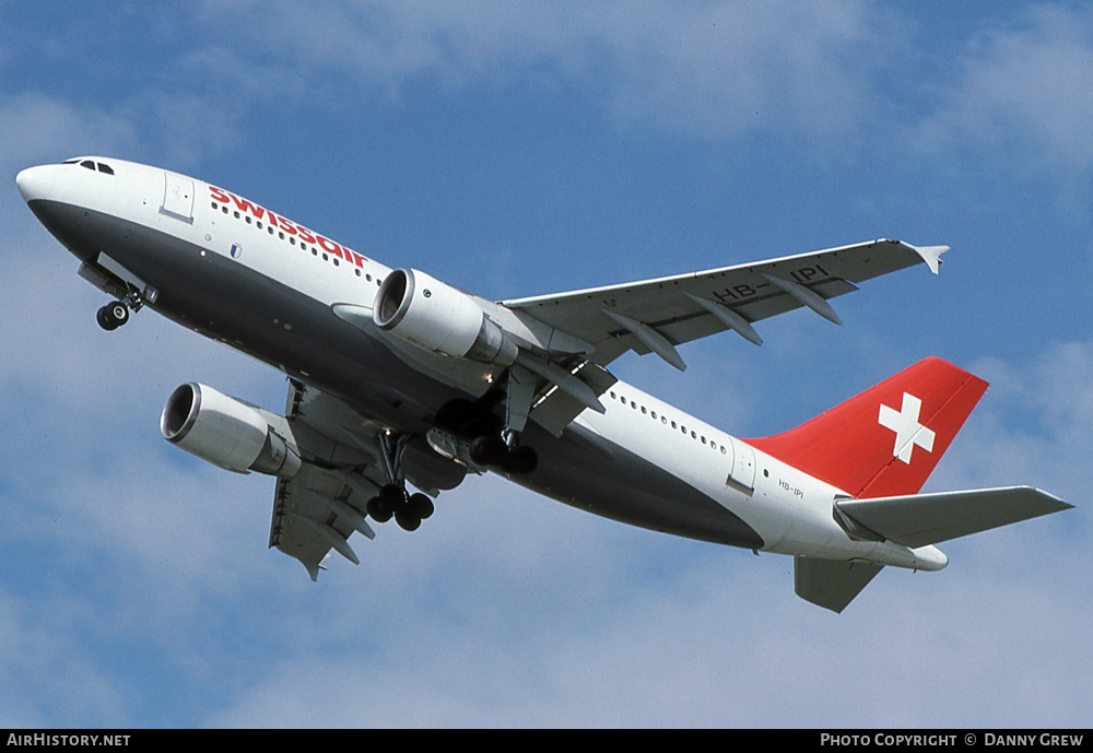 Aircraft Photo of HB-IPI | Airbus A310-322 | Swissair | AirHistory.net #270950